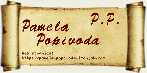 Pamela Popivoda vizit kartica